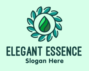 Herbal Essence Droplet logo design