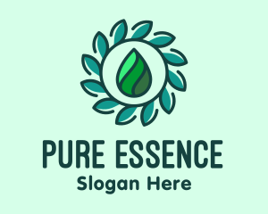 Herbal Essence Droplet logo design