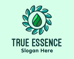 Herbal Essence Droplet logo design