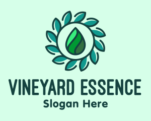 Herbal Essence Droplet logo design