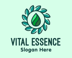 Essence - Herbal Essence Droplet logo design