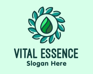 Herbal Essence Droplet logo design