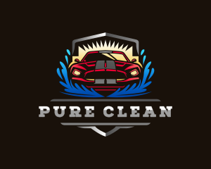 Cleaning Car Garage logo design