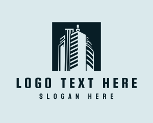 High Rise - Urban Metropolis Realty logo design