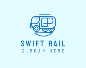 Rail - Trailer Caravan Vehicle logo design