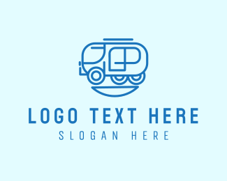 Trailer Caravan Vehicle logo design