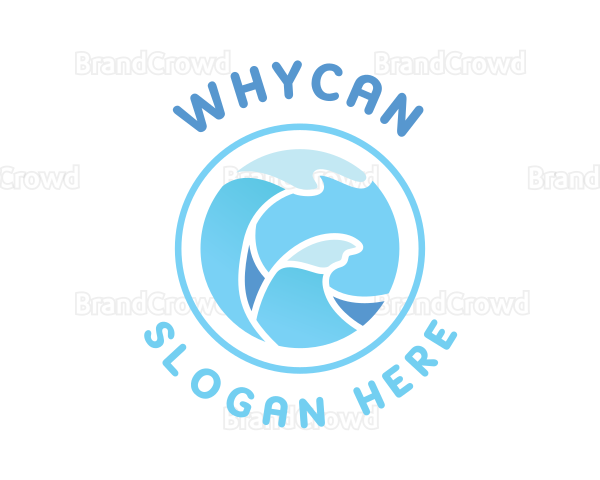 Ocean Gradient Waves Logo