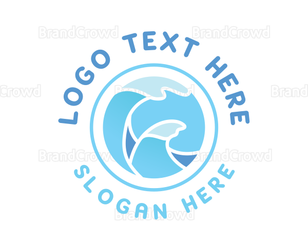 Ocean Gradient Waves Logo