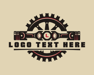 Tool - Piston Mechanic Gear logo design