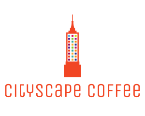 Nyc - Colorful Empire State logo design