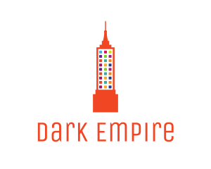 Colorful Empire State logo design