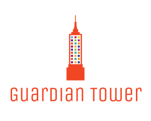 Colorful Empire State logo design