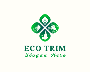 Eco Housekeeping Tools logo design