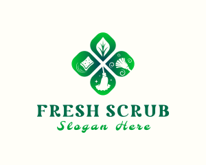 Scrub - Eco Housekeeping Tools logo design