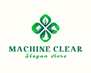 Clean - Eco Housekeeping Tools logo design