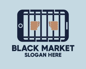 Criminal - Smartphone Prison Jail App logo design