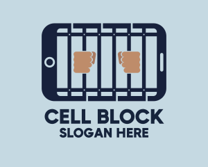Jail - Smartphone Prison Jail App logo design