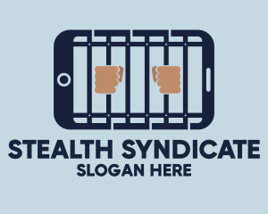 Crime - Smartphone Prison Jail App logo design