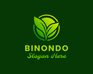 Agricultural - Green Plant Leaves logo design