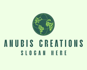 Eco Nature Globe  logo design