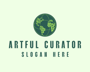 Eco Nature Globe  logo design