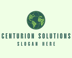 Eco Nature Globe  logo design