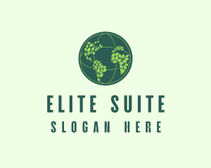 Eco Nature Globe  logo design