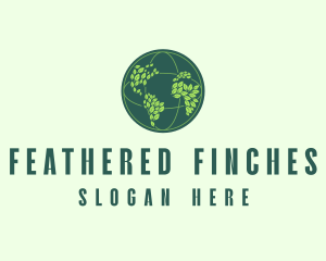 Eco Nature Globe  logo design