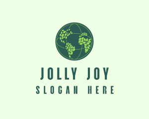 Eco Nature Globe  logo design