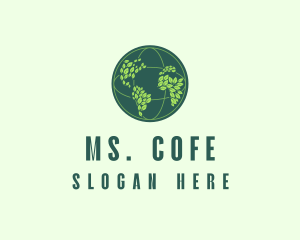 Eco Nature Globe  logo design