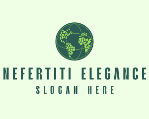 Eco Nature Globe  logo design