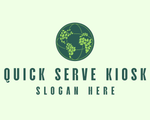 Eco Nature Globe  logo design