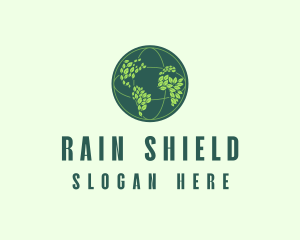 Eco Nature Globe  logo design