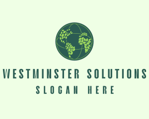 Eco Nature Globe  logo design