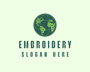 Eco Nature Globe  logo design