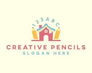 Learning Preschool Daycare logo design