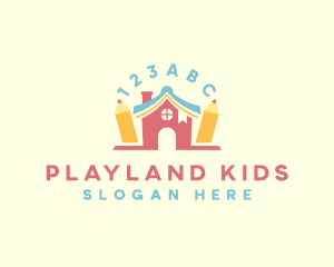 Learning Preschool Daycare logo design