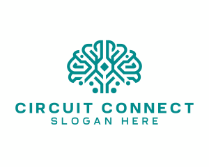 Circuit - Robotics Brain Circuit logo design