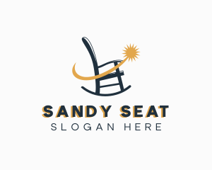 Rocking Chair Seat Furniture logo design