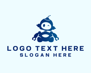 Electronic - Toy Robot Gaming logo design