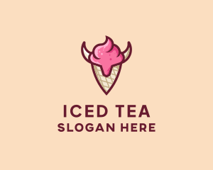 Viking Ice Cream logo design