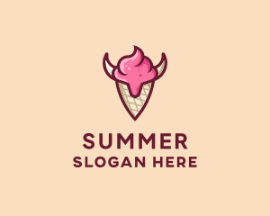 Viking Ice Cream logo design