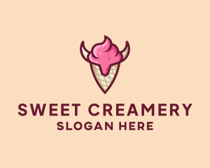 Viking Ice Cream logo design