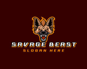 Gaming Beast Hyena logo design
