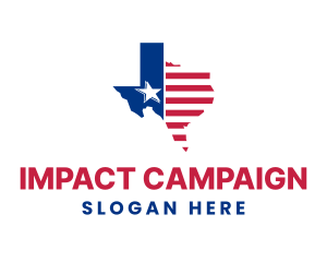 Campaign - Campaign Texas Map logo design