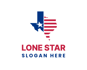 Campaign Texas Map logo design