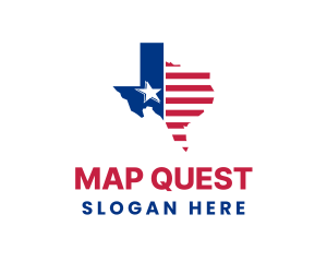 Campaign Texas Map logo design