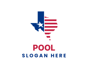 Campaign Texas Map logo design