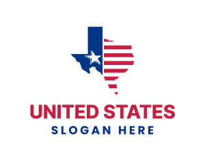 Campaign Texas Map logo design
