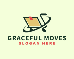 Push Cart Delivery logo design